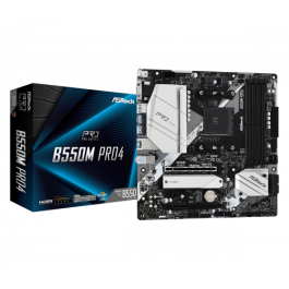 Asrock B550M Pro4 AMD B550 Zócalo AM4 micro ATX Asrock B550M Pro4 AMD B550 Zócalo AM4 micro ATX