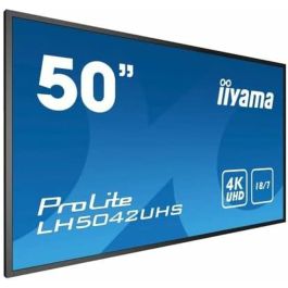 iiyama LH5042UHS-B3 pantalla de señalización Pizarra de caballete digital 125,7 cm (49.5") VA 4K Ultra HD Negro Android 8.0 Precio: 880.4999995. SKU: B199KR9A8X