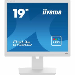 iiyama ProLite B1980D-W5 pantalla para PC 48,3 cm (19") 1280 x 1024 Pixeles SXGA LCD Blanco