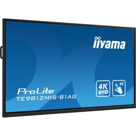 iiyama PROLITE Pizarra de caballete digital 2,49 m (98") LED Wifi 400 cd / m² 4K Ultra HD Negro Pantalla táctil Procesador incorporado Android 24/7