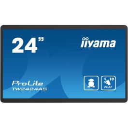 Iiyama 24" Panel-Pc / Negro/ Android 12 /4Gb, 32Gb, In-Cell Pcap 10-Points Touch, 1920X1080, Ips Panel, Mm, Wifi, Bt5.2, Micro-Sd, Usb 2X 2.0 1X 3.2, Hdmi-Input, Usb-C (Data / Dp-Alt Out), Audio-Out Mini-Jack, Micro, Mini-Jack, 250Cd/M (TW2424AS-B1) Precio: 523.88999982. SKU: B1FBM4BM2Q