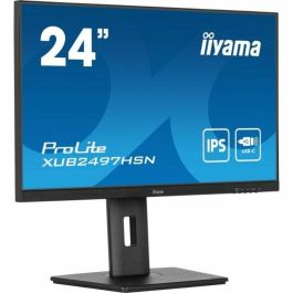 Monitor Iiyama 24",Panel Ips, 100Hz,Conector Dock Usb C,Altavo,Salida de Audio,Pivot Ambos Lados