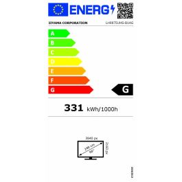 iiyama PROLITE Pizarra de caballete digital 2,49 m (98") LED Wifi 500 cd / m² 4K Ultra HD Negro Procesador incorporado Android 11 24/7