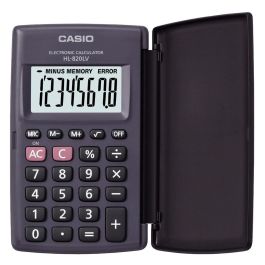 Calculadora Casio HL-820LV-BK Gris Resina (10 x 6 cm) Precio: 7.95000008. SKU: S0364922