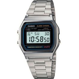 Reloj Unisex Casio VINTAGE GENT SILVER Negro Plateado (Ø 33 mm) Precio: 47.49999958. SKU: S7233528