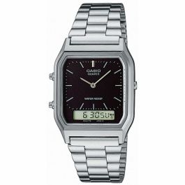 Reloj Unisex Casio Negro Plateado Precio: 86.94999984. SKU: B1G6DE85AT