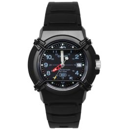 Reloj Hombre Casio HDA-600B-1BVEF Negro (Ø 44 mm) Precio: 44.68999964. SKU: B197CKND94