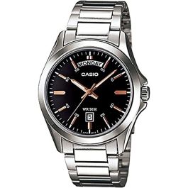 Reloj Hombre Casio DAY DATE Negro Plateado (Ø 35 mm) Precio: 96.95000007. SKU: S7232447