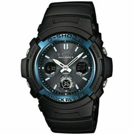 Reloj Hombre Casio G-Shock AWG-M100A-1A Azul Negro Precio: 137.94999944. SKU: S0369205
