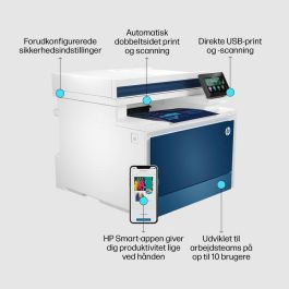 HP Impresora Multifunción Láser Color LaserJet Pro 4302fdw | WiFi, Fax, Dúplex, ADF