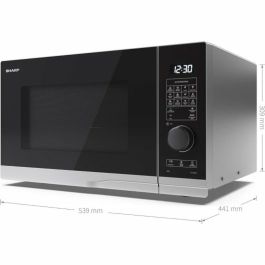 Microondas Digital + Grill 900W - 23 Litros SHARP YC-PG234AE-S