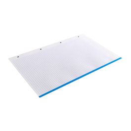 Recambio Liderpapel A4 120 Hojas 80 gr-M2 Cuadro 5 mm Sin Margen 4 Taladros Bandas De 5 Colores