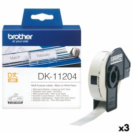 Rollo de Etiquetas Brother DK-11204 17 x 54 mm (3 Unidades) Precio: 23.50000048. SKU: B1C46BDKCY