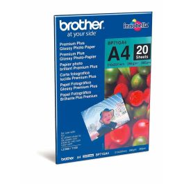 Papel Fotográfico Brillante Brother BP71GA4 A4 20 Hojas