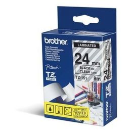 Brother Cinta Rotuladora Negro Sobre Transparente Laminada De 24 mmx8M Precio: 16.59000024. SKU: B1A4EA567T