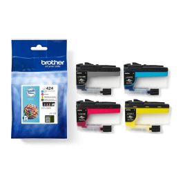 Ink-Jet Brother Lc424 Val Dcp-J1200 W Pack 4 Colores Negro - Amarillo - Cian - Magenta 750 Hojas