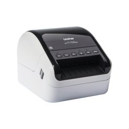 Impresora de Etiquetas Brother QL-1110NWBC/ Térmica/ Ancho etiqueta 103mm/ USB-WiFi-Bluetooth-Ethernet/ Blanca y Negra