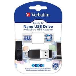 Verbatim Pendrive Nano On-The-Go 16 grb Usb 2.0 Otg Con Adaptador Micro Usb Negro Precio: 6.95000042. SKU: B1JN8LPG5K