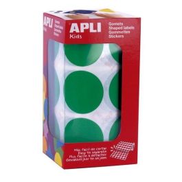 Apli Gomets Redondos 33 mm Verdes - Rollo de 708 Unidades para Escuelas y Manualidades Infantiles Precio: 3.50000002. SKU: B1EYFHNXBR