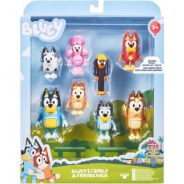 Figuras - BLUEY - Caja de 8 personajes - Figuras articuladas - Universo de la serie - Mixtas Figuras - BLUEY - Caja de 8 personajes - Figuras articuladas - Universo de la serie - Mixtas
