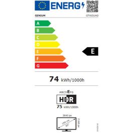 Smart TV Genium GTV65UHD 65" QLED 4K Ultra HD