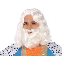 Peluca y Barba Blanca para Disfraces de Reyes o Papá Noel Precio: 4.49999968. SKU: B1EG3P22VP