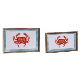 Bandeja Mediterraneo DKD Home Decor Multicolor 27 x 5.5 x 43.5 cm Set de 2 Precio: 29.49999965. SKU: B1C68KJVTJ