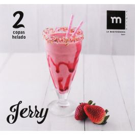 Set 2 Copas Helado Jerry 330 ml - La Mediterranea (12 Cajas) Set 2 Copas Helado Jerry 330 ml - La Mediterranea (12 Cajas)