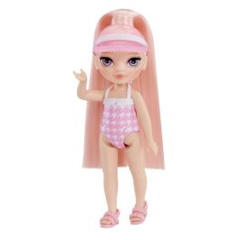 MGA 522249 Rainbow High Littles Playset: Día de Piscina con Muñeca Blush Parker y Accesorios Flotador Unicornio