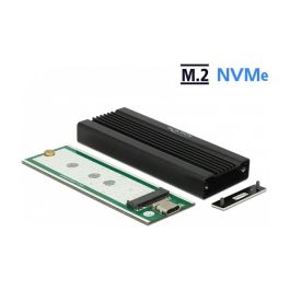DeLOCK 42600 - Carcasa Externa para SSD M.2 NVMe PCIe con USB Tipo C, USB 3.2 Gen 1 (10 Gbit/s), Chipset JMicron JMS583, Plug and Play, Color Negro