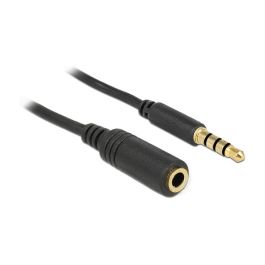 Delock 84667 Cable de Audio 3.5mm Macho a Hembra, Conectores Bañados en Oro, Longitud 2 Metros, Color Negro Precio: 9.1718. SKU: B17Y9K7WHC