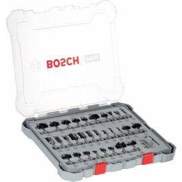 Bosch Professional 2607017475 Juego de 30 Fresas Mixtas con Vástago de 8 mm