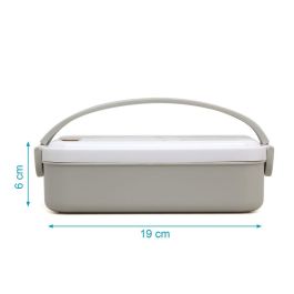 Caja Almuerzo Rectangular Acero Inoxidable Elefante Caja Almuerzo Rectangular Acero Inoxidable Elefante