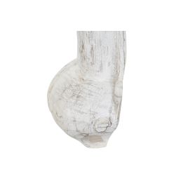 DKD Home Decor Ganesh 2020 Mesa Comedor Estilo Indio Envejecido Blanco Natural 180x90x80 cm