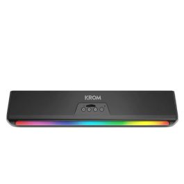 Krom NXKROMKPOP Barra de Sonido K-POP Bluetooth, 6W, Sonido Estéreo 2.0, Iluminación RGB, TF Card, Jack 3.5mm