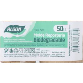 Algon Set de 50 Moldes para Horno de Papel, 5x4 cm (36 Unidades)