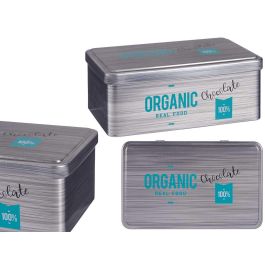Bote Hojalata Rectangular Organic Chocolate Kinvara 11X7CM (24 Unidades) Precio: 63.50000019. SKU: B14SYH3HVF