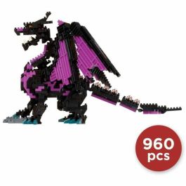 Bandai NAN4972825221648 Nanoblock Figura de Ladrillo Dragon Deluxe 960 Piezas