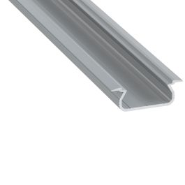 Perfíl Aluminio KIMERA-SELDE Anodizado Plata con Difusor Opal y Tapones 2,02M Precio: 5.79000004. SKU: B1AKBC5NR7