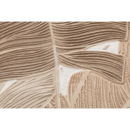 DKD Home Decor Cuadro Tropical Lienzo Blanco Natural 4.5 x 102.5 x 102.5 cm (2 Unidades)