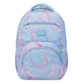 Mochila Eco-Friendly Estampado Verde y Rosa - Tracer 4 Totto MA04TRC004-2210G-3JX