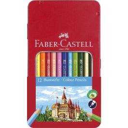 Faber Castell Lápices de Colores Caja Metálica 12 Unidades Surtidos, Hexagonal Mina Protegida SV, Alta Calidad, Ecolápices Precio: 6.50000021. SKU: B1B5VRMRPT