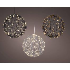 Lumineo Bola LED de Metal Ø15 cm, 60 Luces Fijas, Temporizador 6/18h, Pilas AA, Colores Surtidos, Exterior IP44 Precio: 9.5000004. SKU: B1JXPECG5N