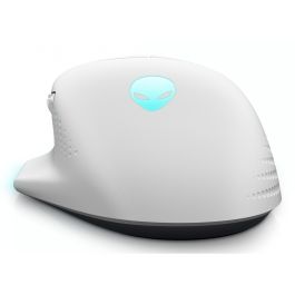 Dell Alienware AW620M Ratón Óptico Inalámbrico y Cableado USB 2.4 GHz Blanco para Diestros 7 Botones 26000 DPI Gaming