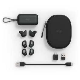 Logitech Zone True Wireless Auriculares In-Ear con Cancelación de Ruido - Graphite