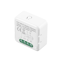 Interruptor WiFi Compatible con Interruptor y Pulsador Convencional