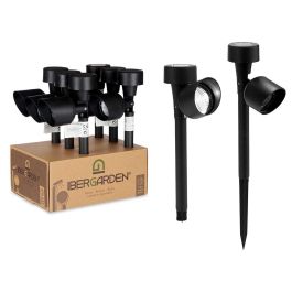 Ibergarden Baliza Solar Plástico Articulada Negra 12x26x5.5 cm (24 Unidades)