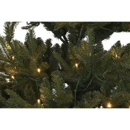 DKD Home Decor Árbol de Navidad Alpina Verde de 180 cm con 815 Ramas, Iluminación LED de Luz Cálida y Diseño Desmontable