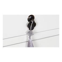 Mesita De Noche Oriental DKD Home Decor Blanco Plateado 34 x 66 x 45 cm Mesita De Noche Oriental DKD Home Decor Blanco Plateado 34 x 66 x 45 cm
