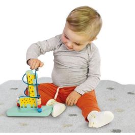 SES Creative Laberinto de Cuentas de Jirafa para Bebés, Juguete de Motricidad Fina Seguro, Desarrollo Habilidades Manuales y Colores SES Creative Laberinto de Cuentas de Jirafa para Bebés, Juguete de Motricidad Fina Seguro, Desarrollo Habilidades Manuales y Colores